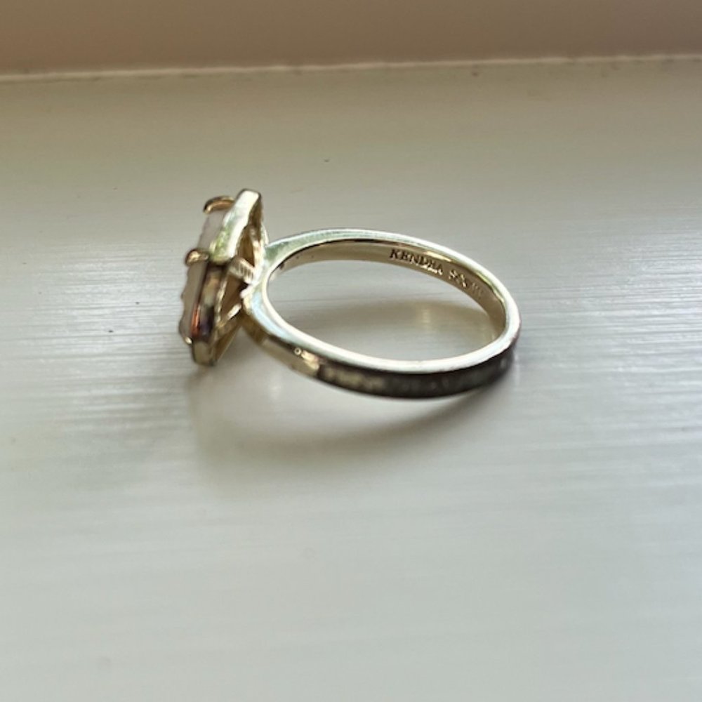 Kendra Scott Ella Iridescent Drusy Ring - Size 7 - Picture 4 of 5